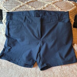 Adidas Blue High Waist Shorts